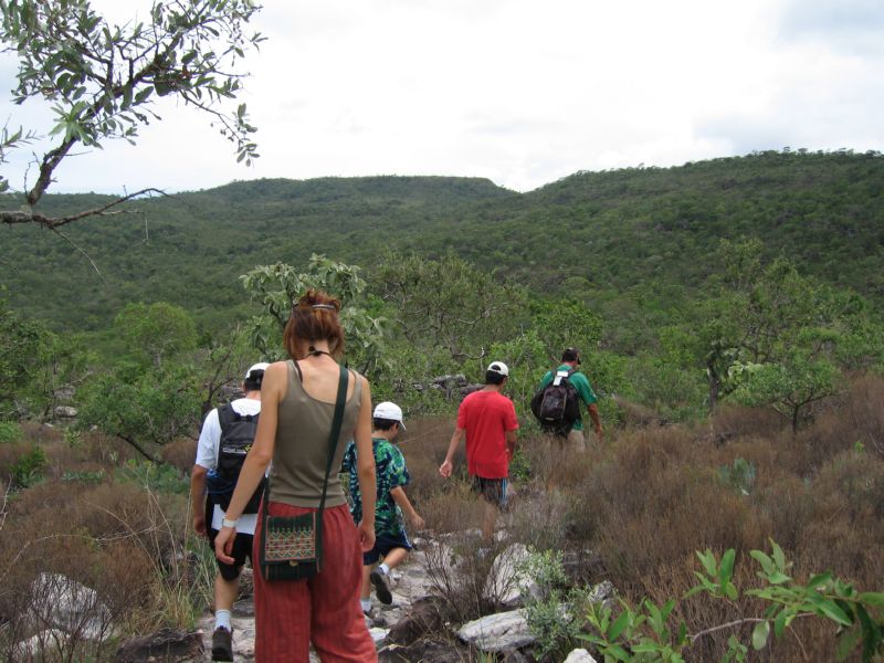 2008-01-09 Chapada (01) hiking with guide